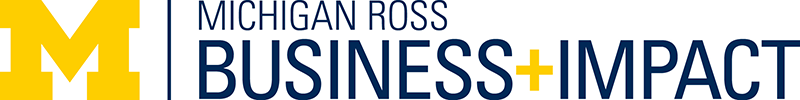 Michigan Ross | Business Impact Logo